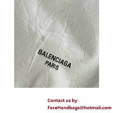 Balenciaga Crush Medium Tote Bag in crushed calfskin White 2023