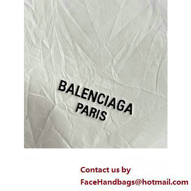 Balenciaga Crush Small Tote Bag in crushed calfskin White 2023