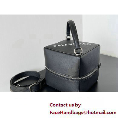 Balenciaga Small 4x4 Leather Top Handle Bag In Black 2023