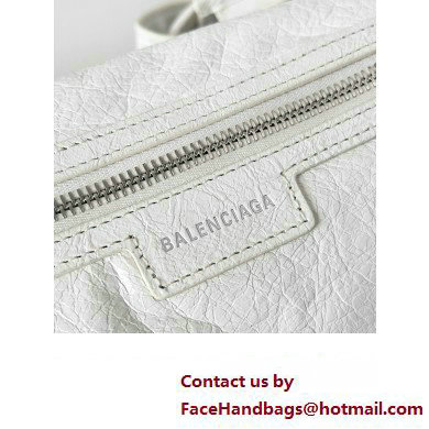 Balenciaga Superbusy Small Sling Bag in Arena calfskin White 2023