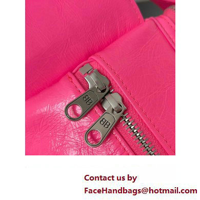 Balenciaga Superbusy XS Sling Bag in Arena calfskin Bright Pink 2023