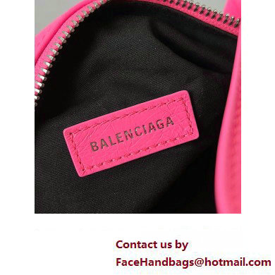 Balenciaga Superbusy XS Sling Bag in Arena calfskin Bright Pink 2023