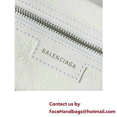 Balenciaga Superbusy XS Sling Bag in Arena calfskin White 2023