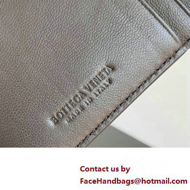 Bottega Veneta Cassette Intreccio leather Credit Card Case FONDANT 2024