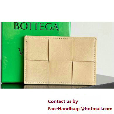 Bottega Veneta Cassette Intreccio leather Credit Card Case PORRIDGE 2024 - Click Image to Close