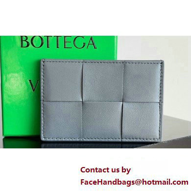 Bottega Veneta Cassette Intreccio leather Credit Card Case THUNDER 2024 - Click Image to Close