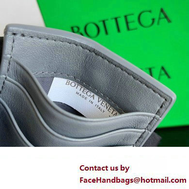 Bottega Veneta Cassette Intreccio leather Credit Card Case THUNDER 2024