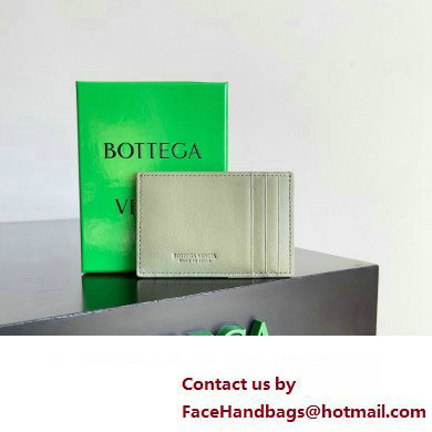 Bottega Veneta Cassette Intreccio leather Credit Card Case TRAVERTINE 2024 - Click Image to Close