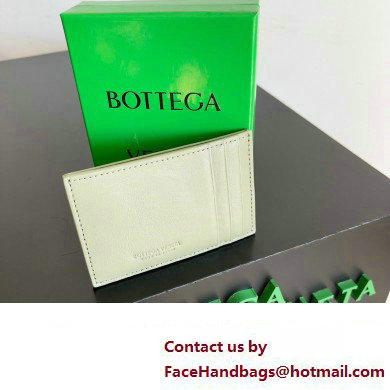 Bottega Veneta Cassette Intreccio leather Credit Card Case TRAVERTINE 2024