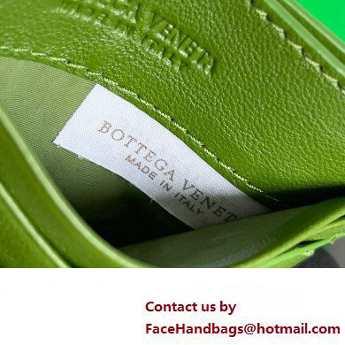 Bottega Veneta Intrecciato Credit Card Case Avocado 2024