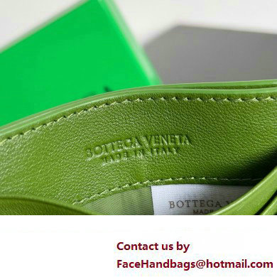 Bottega Veneta Intrecciato Credit Card Case Avocado 2024