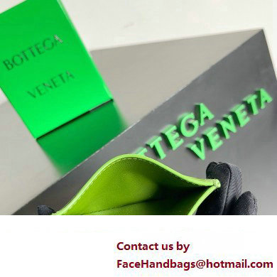 Bottega Veneta Intrecciato Credit Card Case Avocado 2024