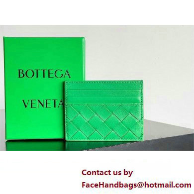 Bottega Veneta Intrecciato Credit Card Case Parakeet 2024