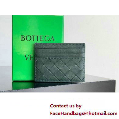 Bottega Veneta Intrecciato Credit Card Case aloe 2024