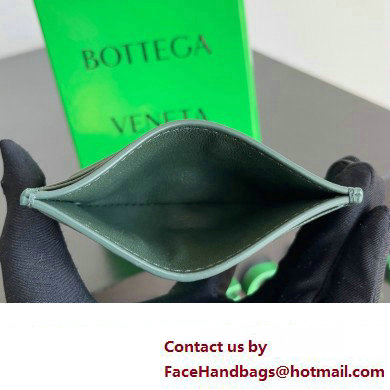 Bottega Veneta Intrecciato Credit Card Case aloe 2024