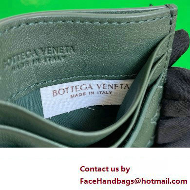 Bottega Veneta Intrecciato Credit Card Case aloe 2024