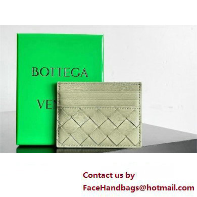 Bottega Veneta Intrecciato Credit Card Case apple green 2024 - Click Image to Close