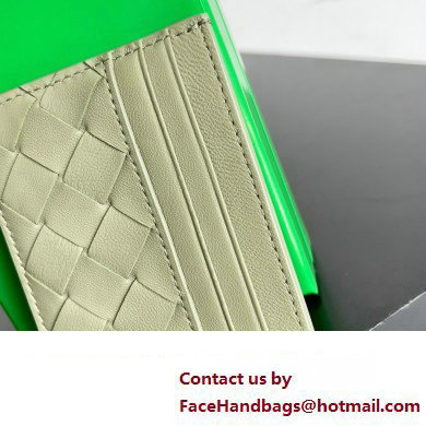 Bottega Veneta Intrecciato Credit Card Case apple green 2024