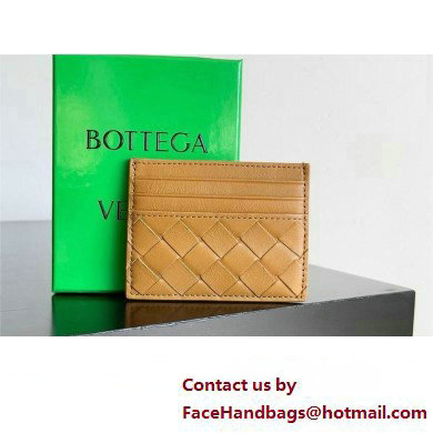 Bottega Veneta Intrecciato Credit Card Case beige 2024 - Click Image to Close