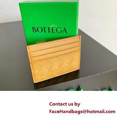 Bottega Veneta Intrecciato Credit Card Case beige 2024