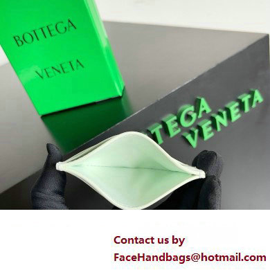 Bottega Veneta Intrecciato Credit Card Case light green 2024