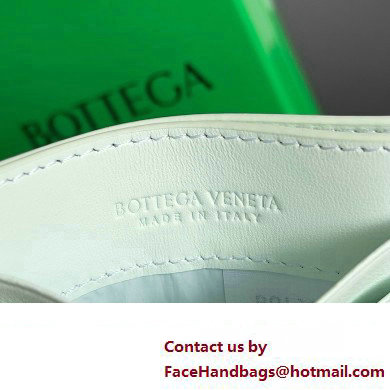 Bottega Veneta Intrecciato Credit Card Case light green 2024