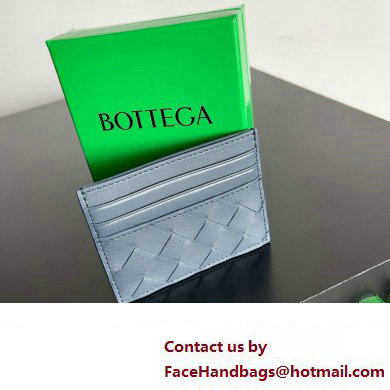 Bottega Veneta Intrecciato Credit Card Case navy blue 2024