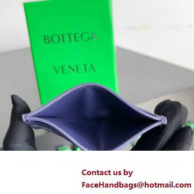 Bottega Veneta Intrecciato Credit Card Case royal blue 2024