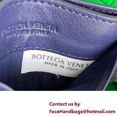 Bottega Veneta Intrecciato Credit Card Case royal blue 2024