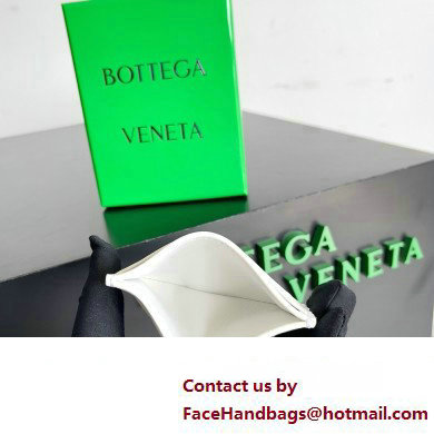 Bottega Veneta Intrecciato Credit Card Case white 2024