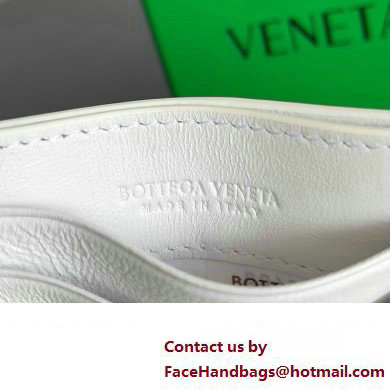 Bottega Veneta Intrecciato Credit Card Case white 2024