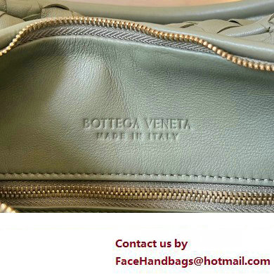 Bottega Veneta Medium Gemelli Intrecciato leather shoulder bag 764281 TRAVERTINE 2023