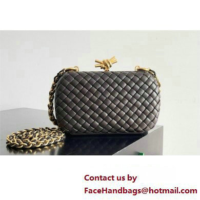 Bottega Veneta Minaudiere knot clutch Fondant 2024 - Click Image to Close