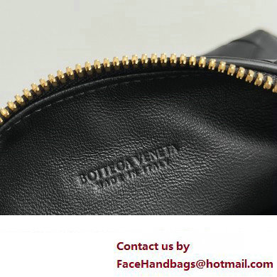 Bottega Veneta Mini Wallace Intrecciato leather shoulder bag Black 2023