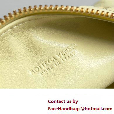 Bottega Veneta Mini Wallace Intrecciato leather shoulder bag CAMOMILE 2023