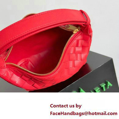 Bottega Veneta Mini Wallace Intrecciato leather shoulder bag Red 2023