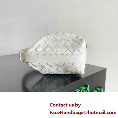 Bottega Veneta Mini Wallace Shoulder bag White / Vernis 2024