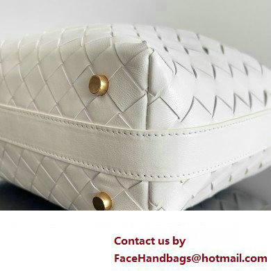 Bottega Veneta Mini Wallace Shoulder bag White / Vernis 2024