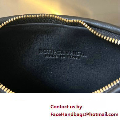 Bottega Veneta Small Gemelli Intrecciato leather shoulder bag 776764 Black 2023