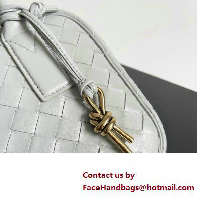 Bottega Veneta Small Getaway Intrecciato leather top handle bag with adjustable and detachable strap AGATE GREY 2024