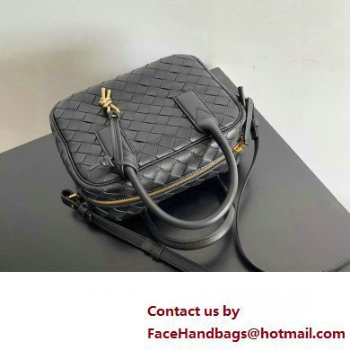 Bottega Veneta Small Getaway Intrecciato leather top handle bag with adjustable and detachable strap Black 2024