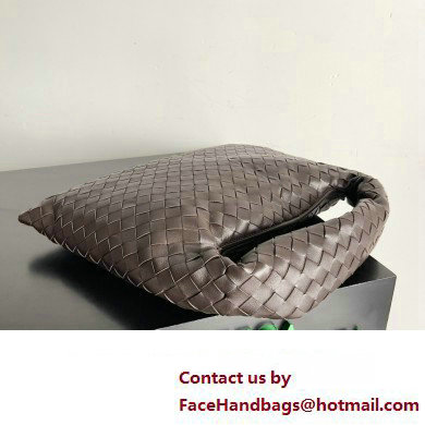 Bottega Veneta Small Hop Intrecciato leather shoulder bag Coffee 2023