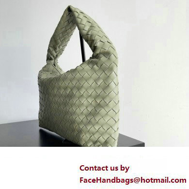 Bottega Veneta Small Hop Intrecciato leather shoulder bag Green 2023