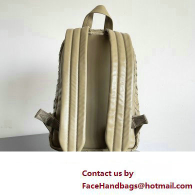 Bottega Veneta Small Intrecciato leather Backpack Bag TAUPE 2023