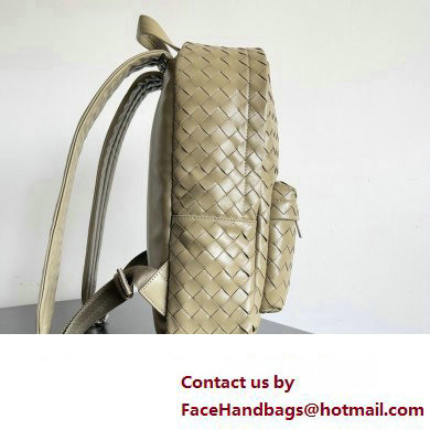 Bottega Veneta Small Intrecciato leather Backpack Bag TAUPE 2023