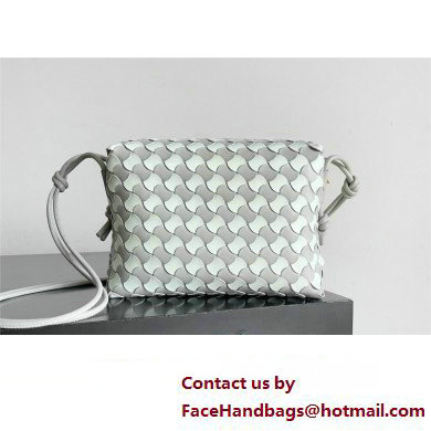 Bottega Veneta Small Loop Camera Bag Agate grey / Glacier 2024