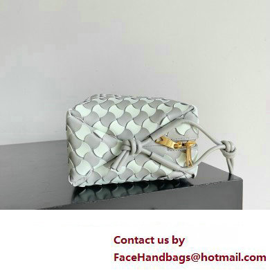 Bottega Veneta Small Loop Camera Bag Agate grey / Glacier 2024