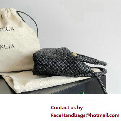 Bottega Veneta black calfskin Mini Tosca bag 2024