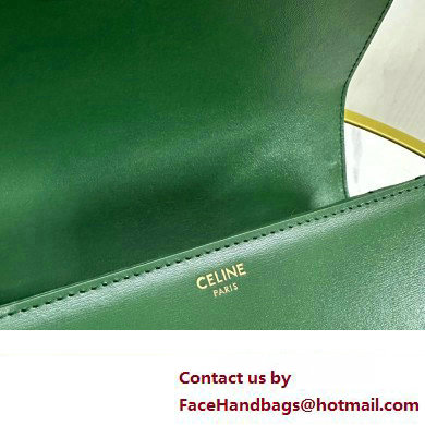 CELINE Classique Triomphe Bag in shiny calfskin Amazone 2024