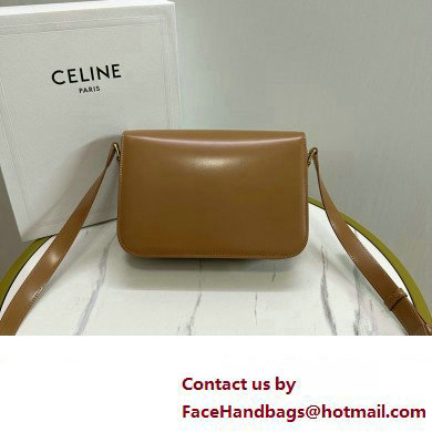 CELINE Classique Triomphe Bag in shiny calfskin BRONZE 2024 - Click Image to Close